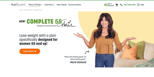 Nutrisystem Review Homepage