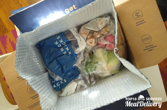 blue apron packaging