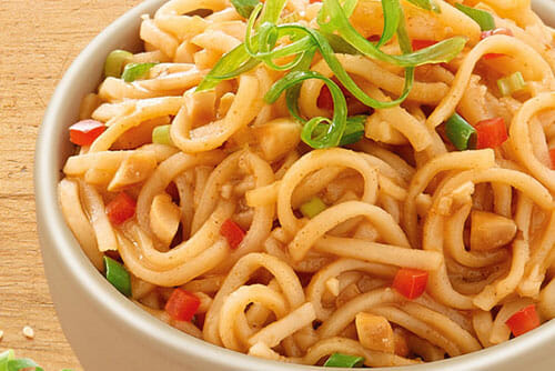 spicy kung pao noodles