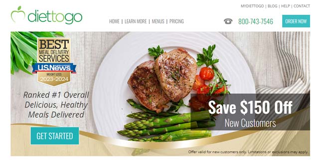 Diet To Go Review Homepage Coupon