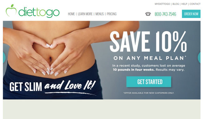 diet to go homepage