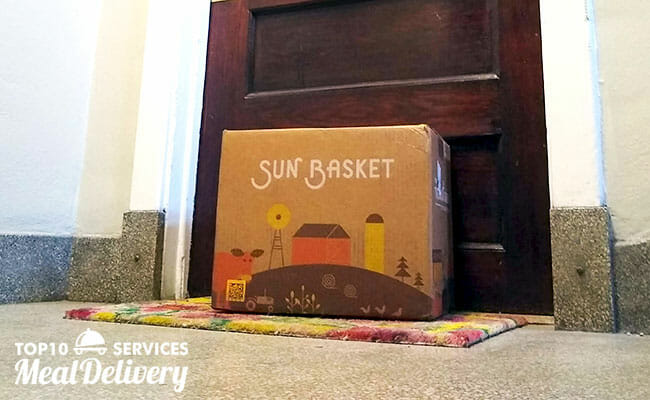 sun basket box delivered