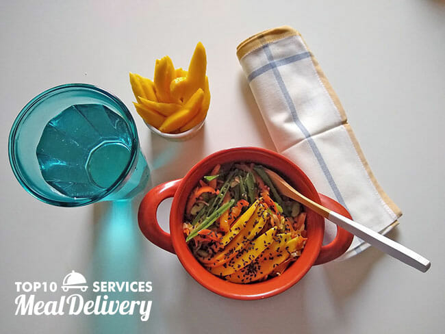 sun basket spicy yoba noodle stir fry