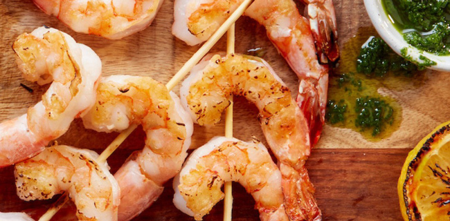 FreshDirect Put shrimp (or fish) on the barbie