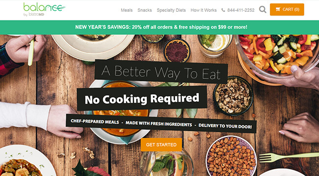 Balance By BistroMD Homepage