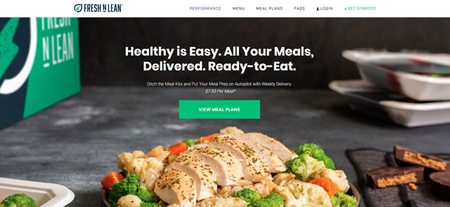 Fresh n Lean Homepage