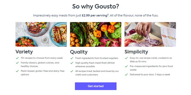 Gousto Review How it Works