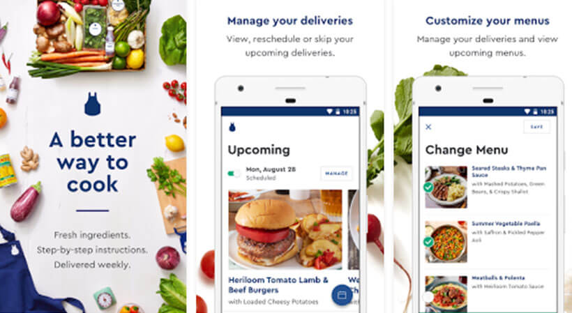 Blue Apron Introduces Its Android App