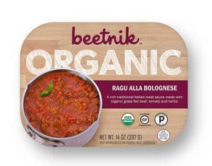 Beetnik Foods organic meal