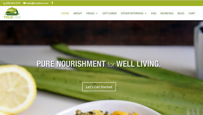 True Fare homepage