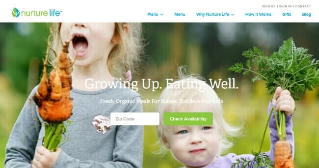 homepage Nurture Life