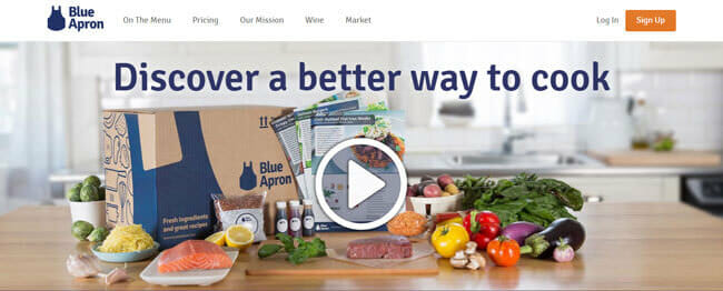 homepage blue apron