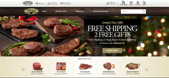 Chicago Steak Company Homepage