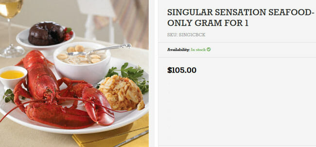 Lobster-Gram-price