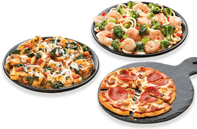 Atkins Meal Delivery frozen pizzas