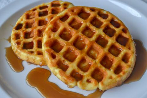 Waffles and Syrup