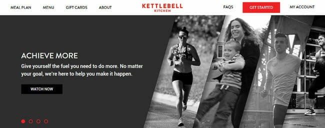 Kettlebell-Kitchen homepage screenshot