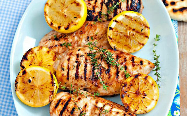 Prepped Herb Seasoned Grilled Chicken