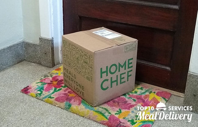 Home Chef Box At the Door