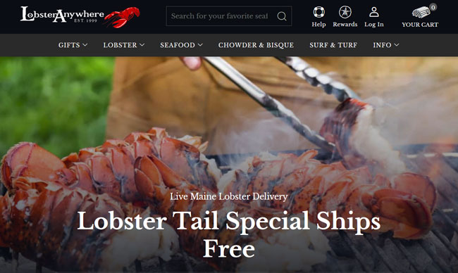 Simply Lobsters Review home page