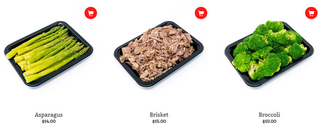 ICON Meals example price