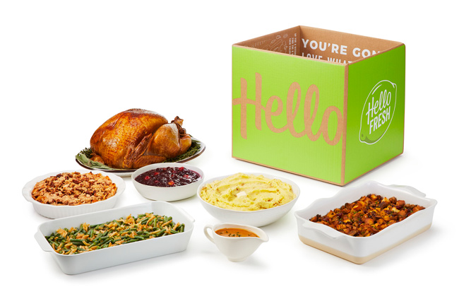 HelloFresh Thanksgiving Turkey meals