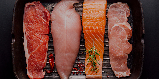 ButcherBox different types of meat on the pan