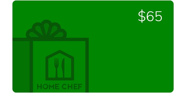 Home Chef gift card image