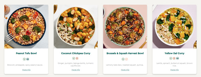 Mosaic Foods Review Veggie Bowls