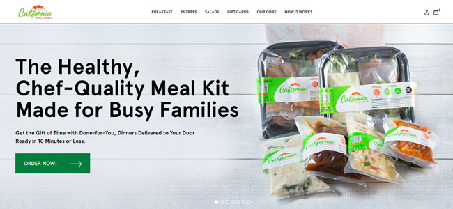 CG Meals Review Homepage