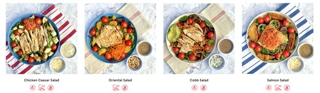 CG Meals Salad selection