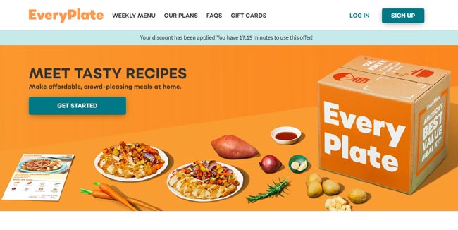 EveryPlate HomePage