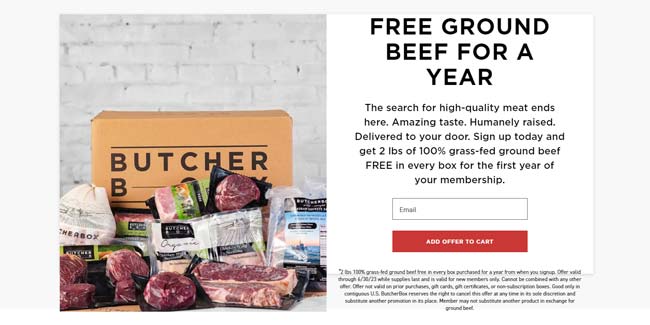 Butcher Box Coupon 2023 Free Beef