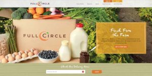 Full Circle Produce Delivery Homepage