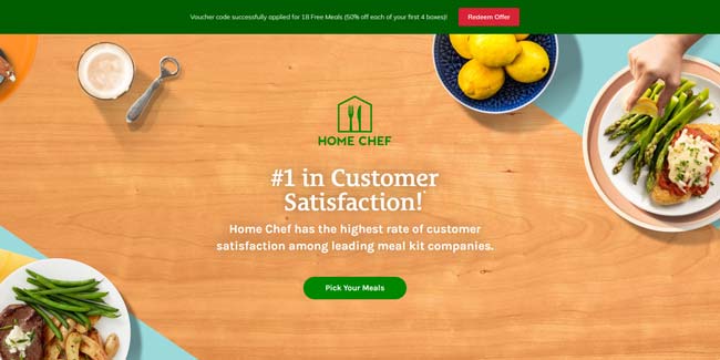 Home Chef Voucher Code 18 Free Meals